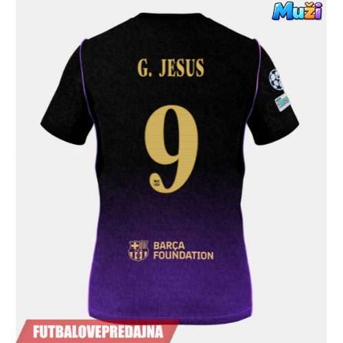 Lacne Muži Futbalové dres Barcelona Gabriel Jesus #9 2026-27 Krátky Rukáv - Preč
